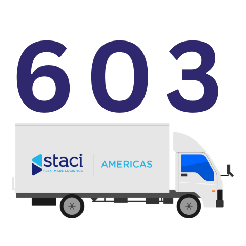 603 truck loads