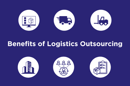 Benefits of Logistics Outsourcing graphic